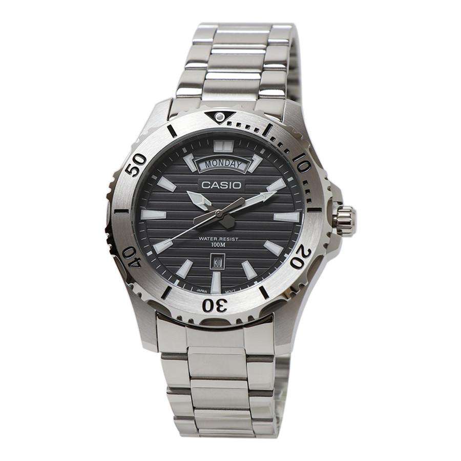 Casio MTD-1087D-1A Silver Stainless Steel Marine Sports Watch for Men-Watch Portal Philippines
