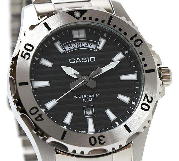 Casio MTD-1087D-1A Silver Stainless Steel Marine Sports Watch for Men-Watch Portal Philippines