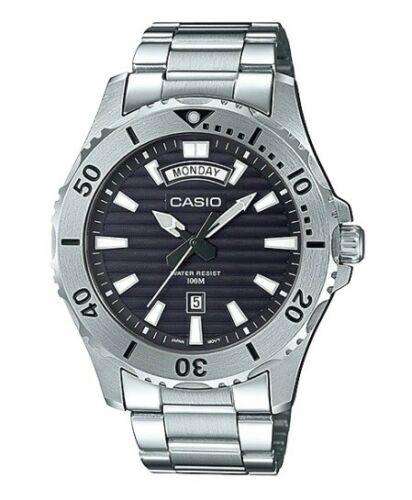 Casio MTD-1087D-1A Silver Stainless Steel Marine Sports Watch for Men-Watch Portal Philippines