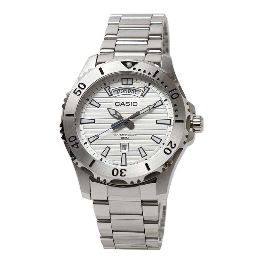 Casio MTD-1087D-7A Silver Stainless Steel Marine Sports Watch for Men-Watch Portal Philippines