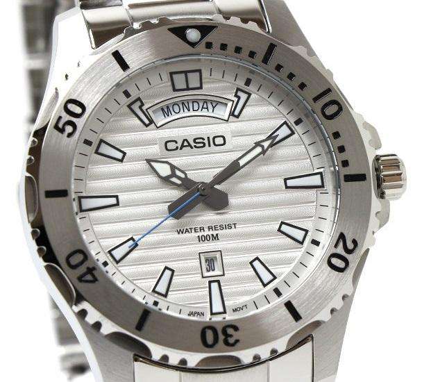 Casio MTD-1087D-7A Silver Stainless Steel Marine Sports Watch for Men-Watch Portal Philippines