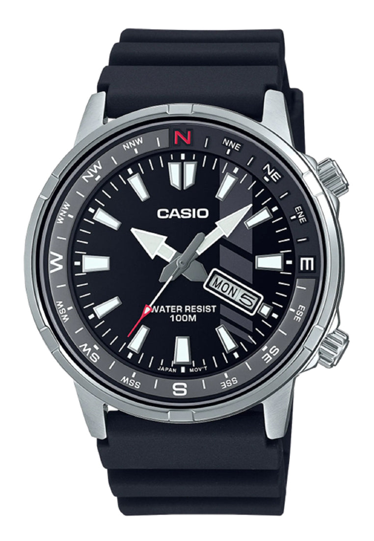 Casio MTD-130-1A Analog Stainless Steel Strap Watch For Men-Watch Portal Philippines