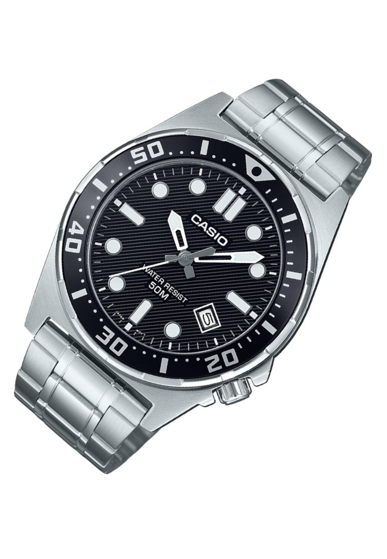 Casio MTD-135D-1A Analog Stainless Steel Strap Watch For Men-Watch Portal Philippines