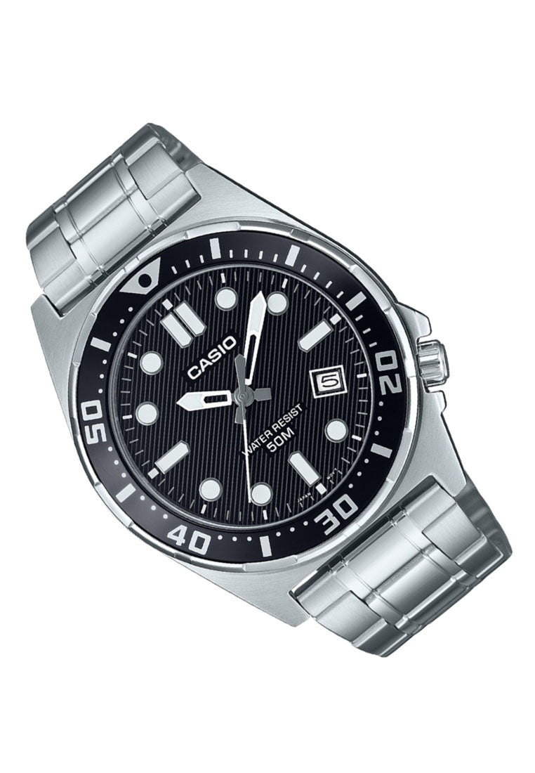 Casio MTD-135D-1A Analog Stainless Steel Strap Watch For Men-Watch Portal Philippines