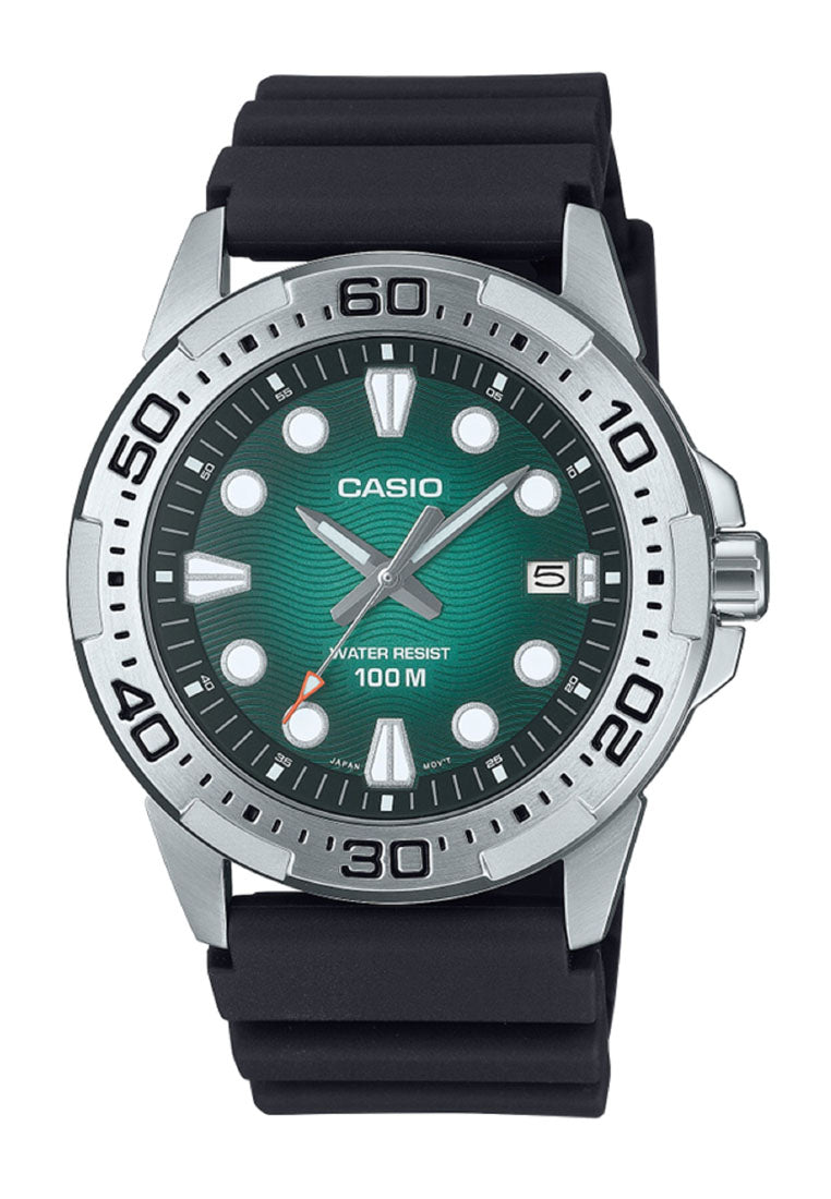 Casio MTD-140-3A Analog Rubber Strap Watch For Men-Watch Portal Philippines