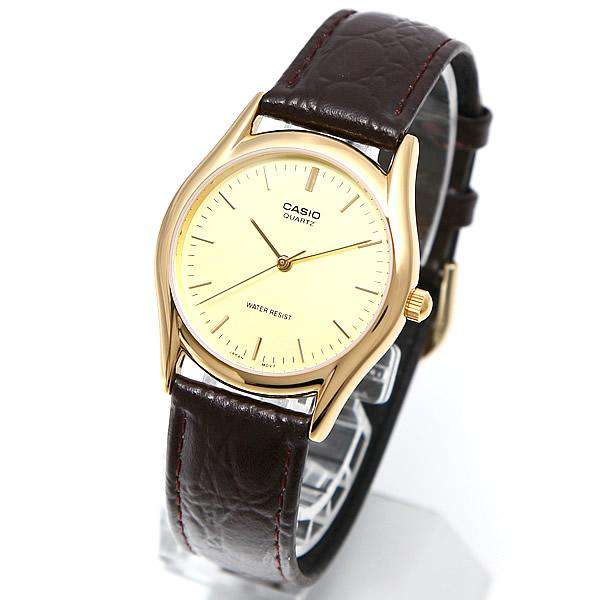 Casio MTP-1094Q-9AD Brown Leather Strap Watch for Men-Watch Portal Philippines