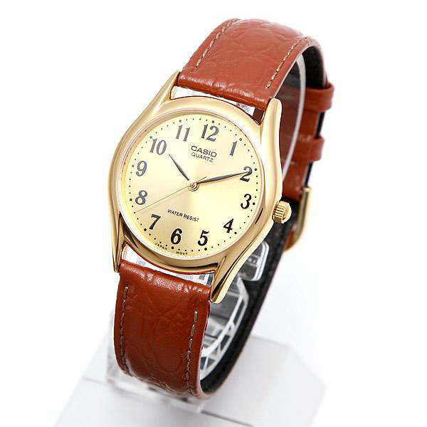 Casio MTP-1094Q-9BD Brown Leather Strap Watch for Men-Watch Portal Philippines