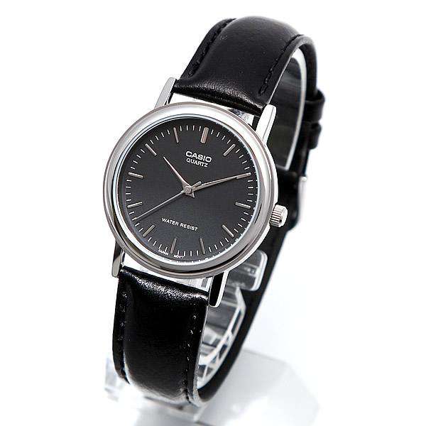 Casio MTP-1095E-1ADF Black Leather Strap Watch for Men-Watch Portal Philippines
