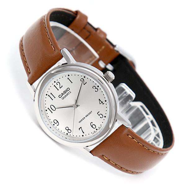 Casio MTP-1095E-7BDF Brown Leather Strap Watch for Men-Watch Portal Philippines