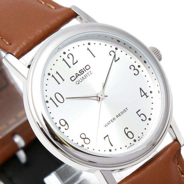 Casio MTP-1095E-7BDF Brown Leather Strap Watch for Men-Watch Portal Philippines