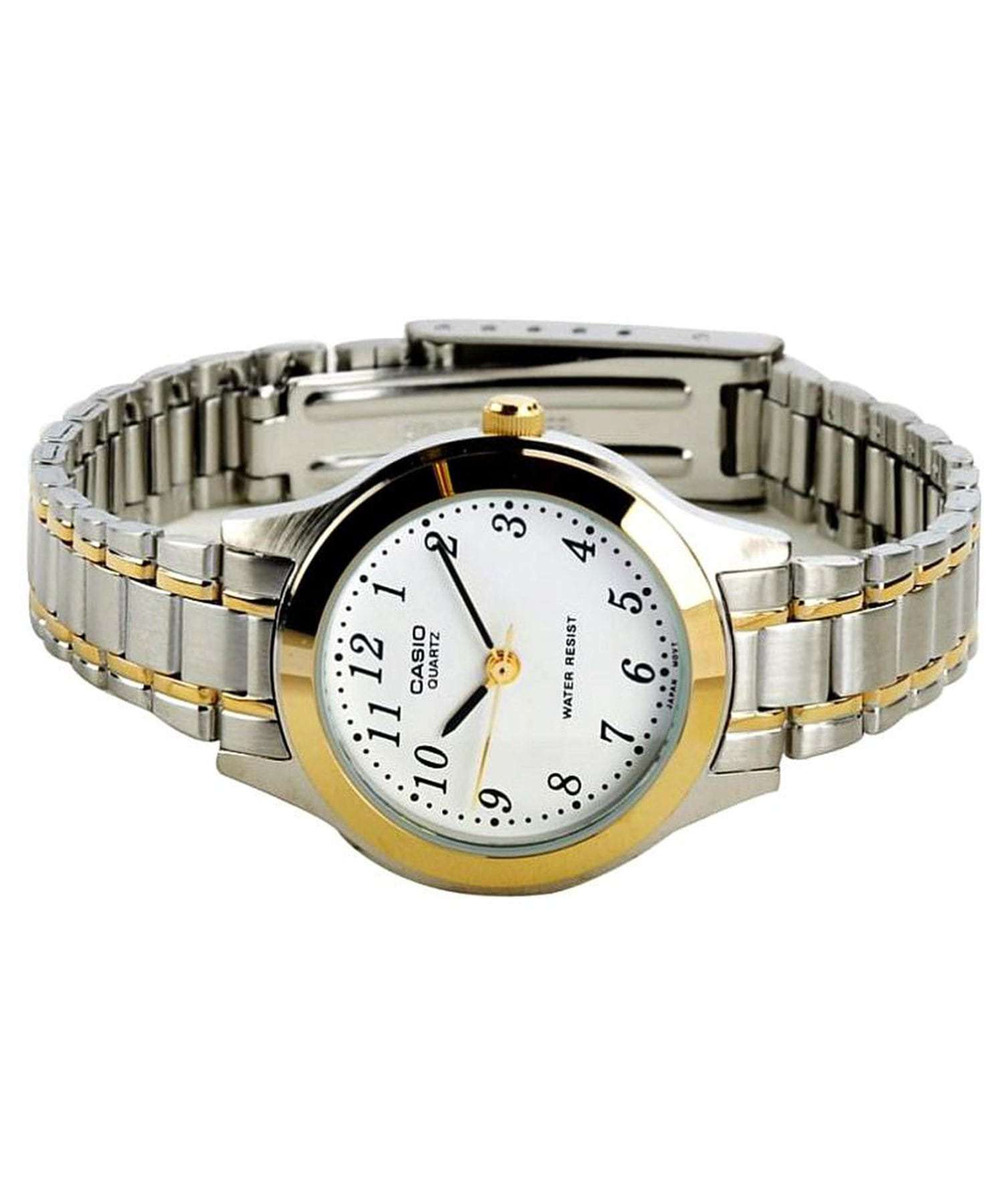 Casio MTP-1128G-7BRDF Two Tone Stainless Steel Strap Watch for Men-Watch Portal Philippines