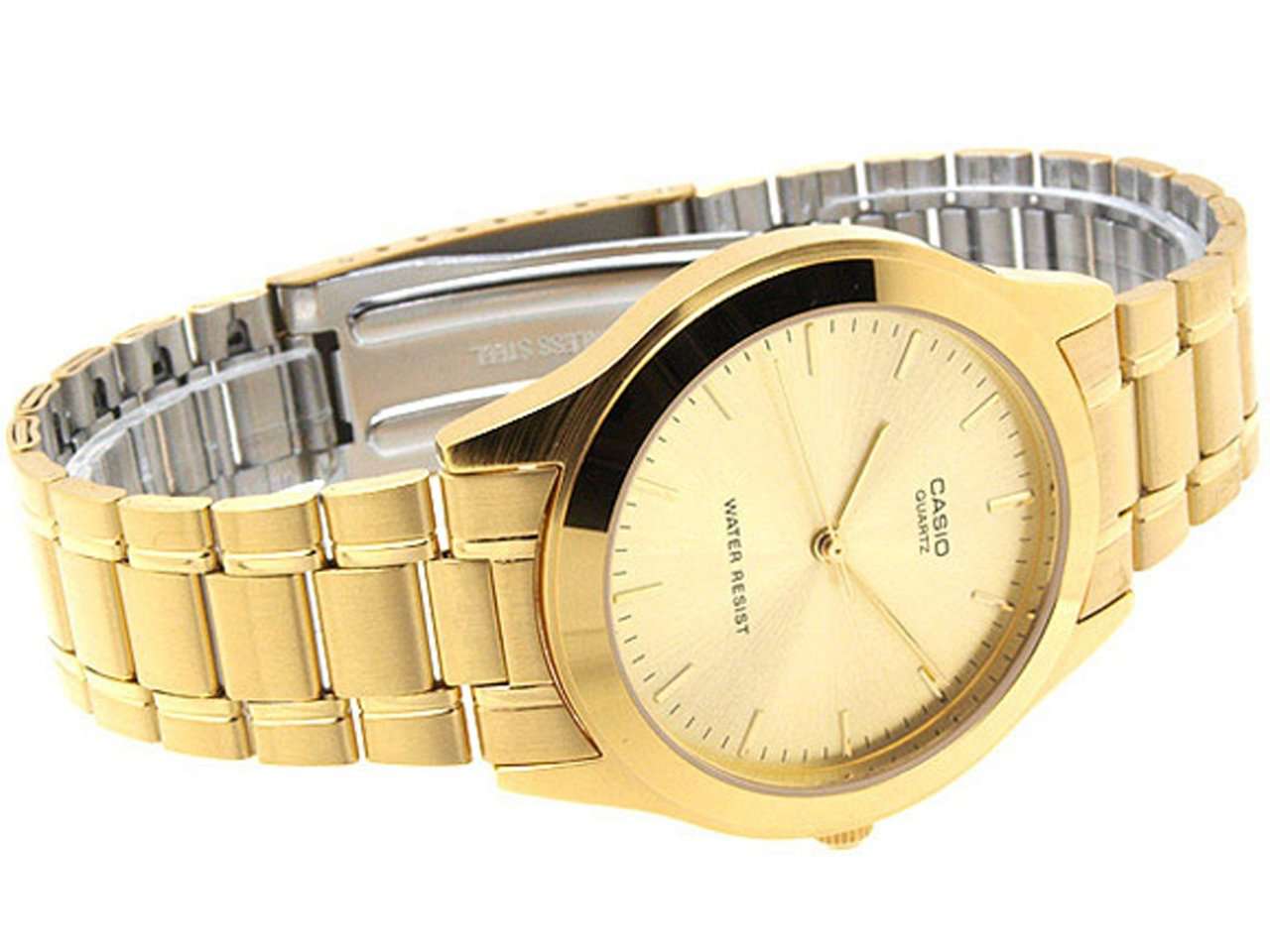 Casio MTP-1128N-9A Gold Stainless Steel Watch for Men and Women-Watch Portal Philippines