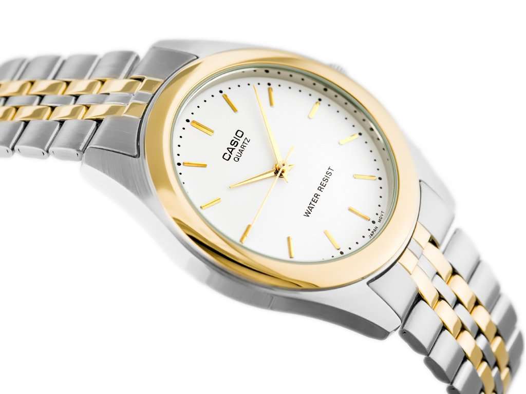 Casio MTP-1129G-7ARDF Two Tone Stainless Steel Strap Watch for Men-Watch Portal Philippines