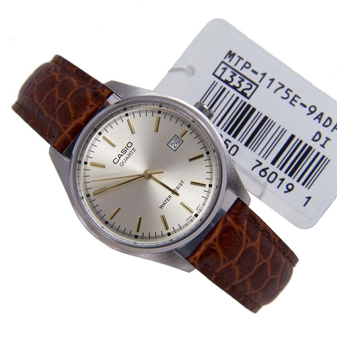 Casio MTP-1175E-9ADF Brown Leather Strap Watch for Men-Watch Portal Philippines