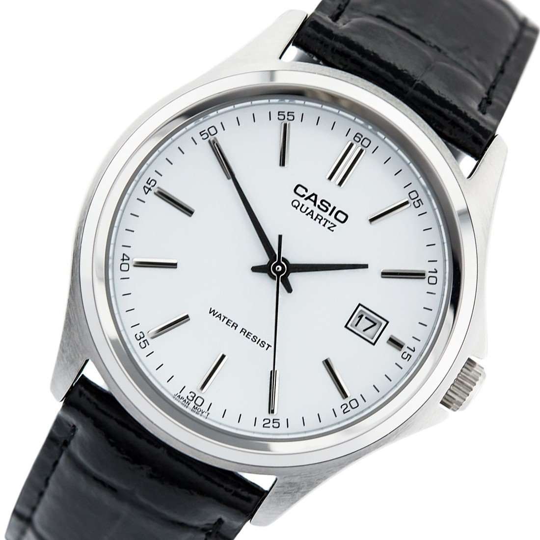 Casio MTP-1183E-7ADF Black Leather Strap Watch for Men-Watch Portal Philippines