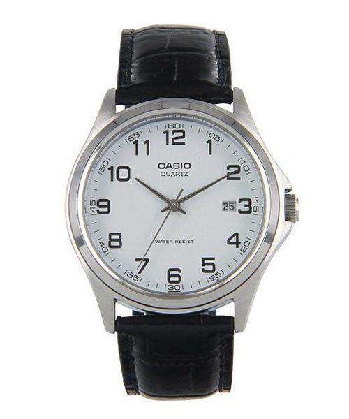 Casio MTP-1183E-7BDF Black Leather Strap Watch for Men-Watch Portal Philippines