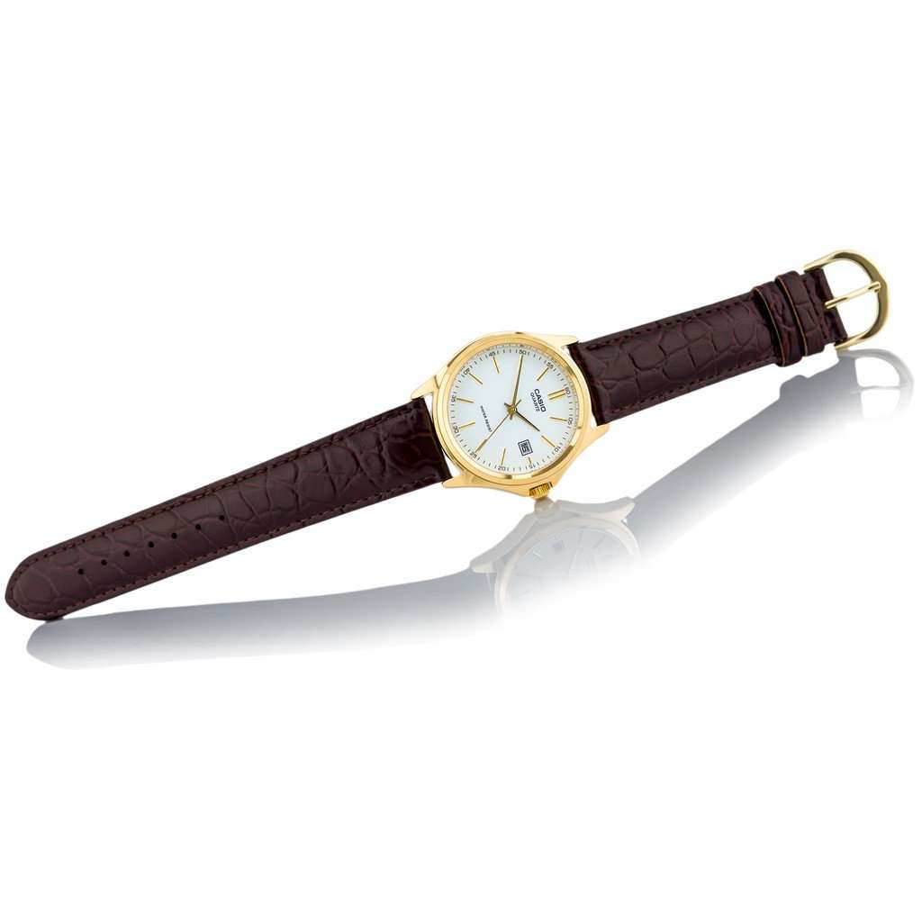 Casio MTP-1183Q-7ADF Brown Leather Strap Watch for Men-Watch Portal Philippines