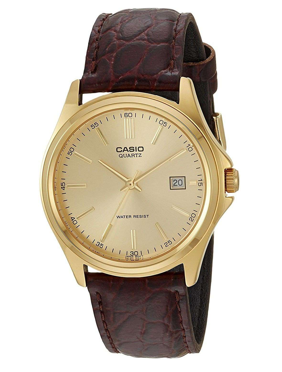 Casio MTP-1183Q-9ADF Brown Leather Strap Watch for Men-Watch Portal Philippines
