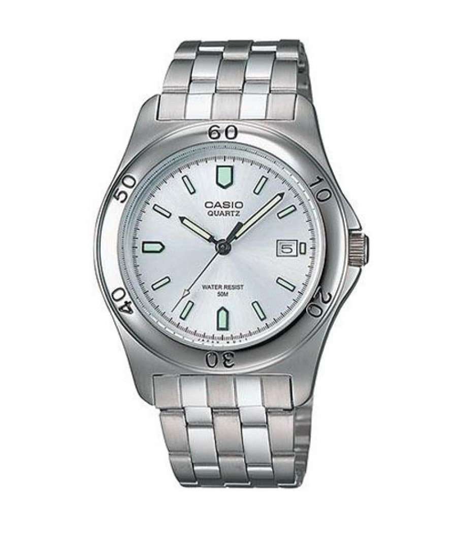 Casio MTP-1213A-7AVDF Silver Stainless Steel Strap Watch for Men-Watch Portal Philippines