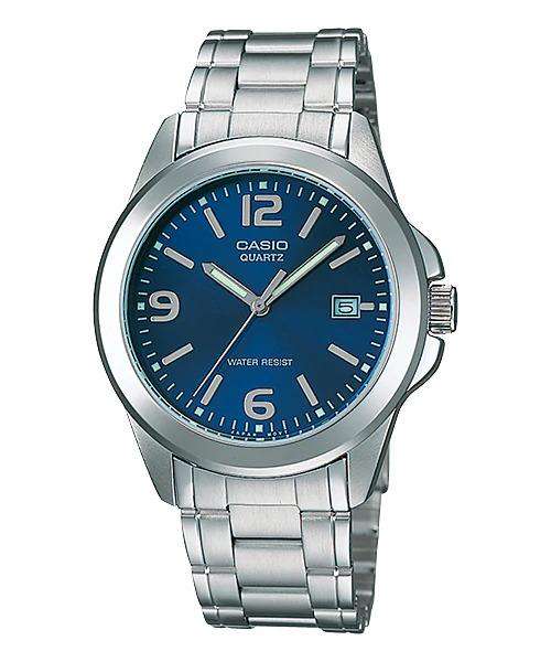 Casio MTP-1215A-2ADF Silver Stainless Steel Strap Watch for Men