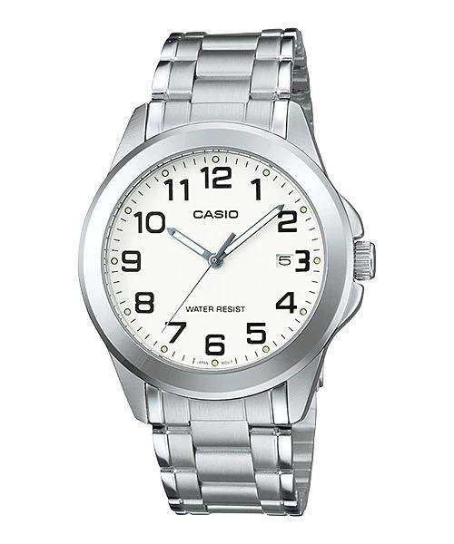 Casio MTP-1215A-7B2DF Silver Stainless Steel Strap Watch for Men-Watch Portal Philippines