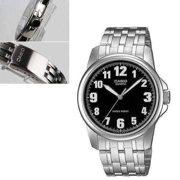 Casio MTP-1216A-1BDF Silver Stainless Steel Strap Watch for Men-Watch Portal Philippines