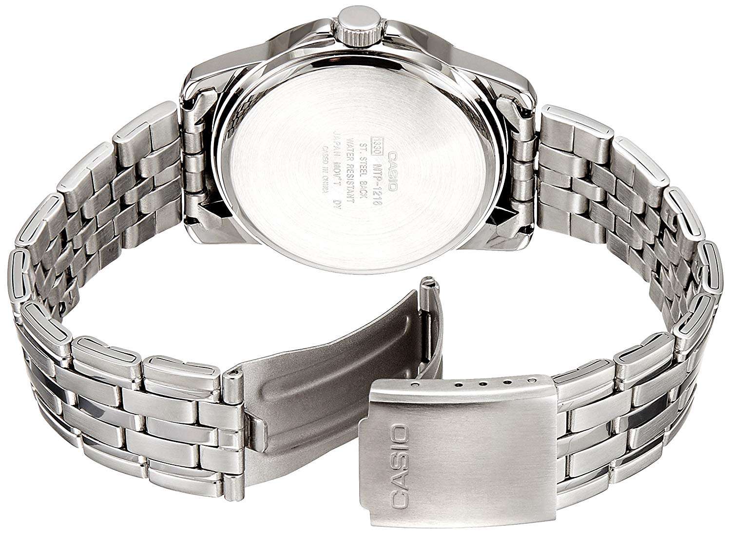 Casio MTP-1216A-7BDF Silver Stainless Steel Strap Watch for Men-Watch Portal Philippines