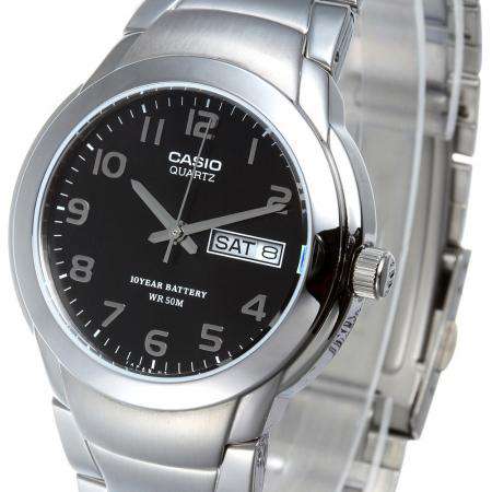 Casio MTP-1229D-1A Silver Stainless Steel Strap Watch for Men-Watch Portal Philippines