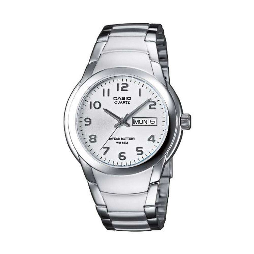 Casio MTP-1229D-7A Silver Stainless Steel Strap Watch for Men-Watch Portal Philippines