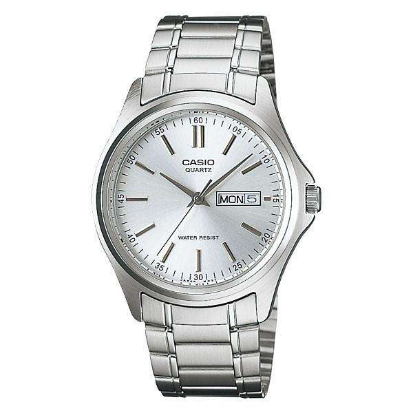 Casio MTP-1239D-7ADF Silver Stainless Steel Strap Watch for Men-Watch Portal Philippines