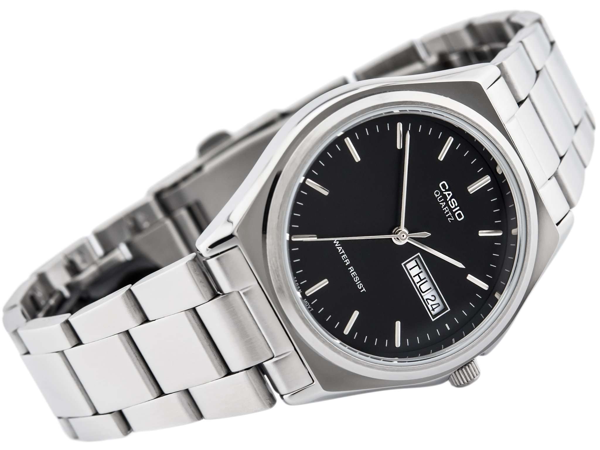 Casio MTP-1240D-1ADF Silver Stainless Steel Strap Watch for Men-Watch Portal Philippines