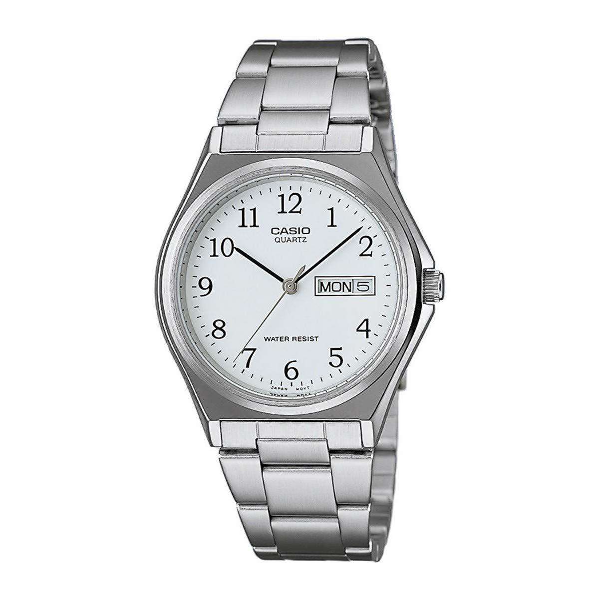 Casio MTP-1240D-7BDF Silver Stainless Steel Strap Watch for Men-Watch Portal Philippines