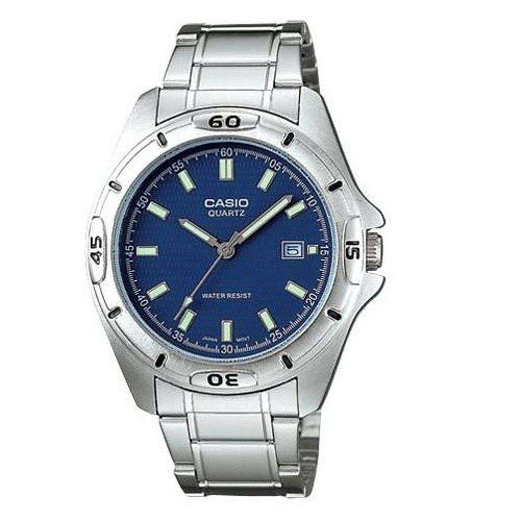 Casio MTP-1244D-2ADF Silver Stainless Steel Strap Watch for Men-Watch Portal Philippines
