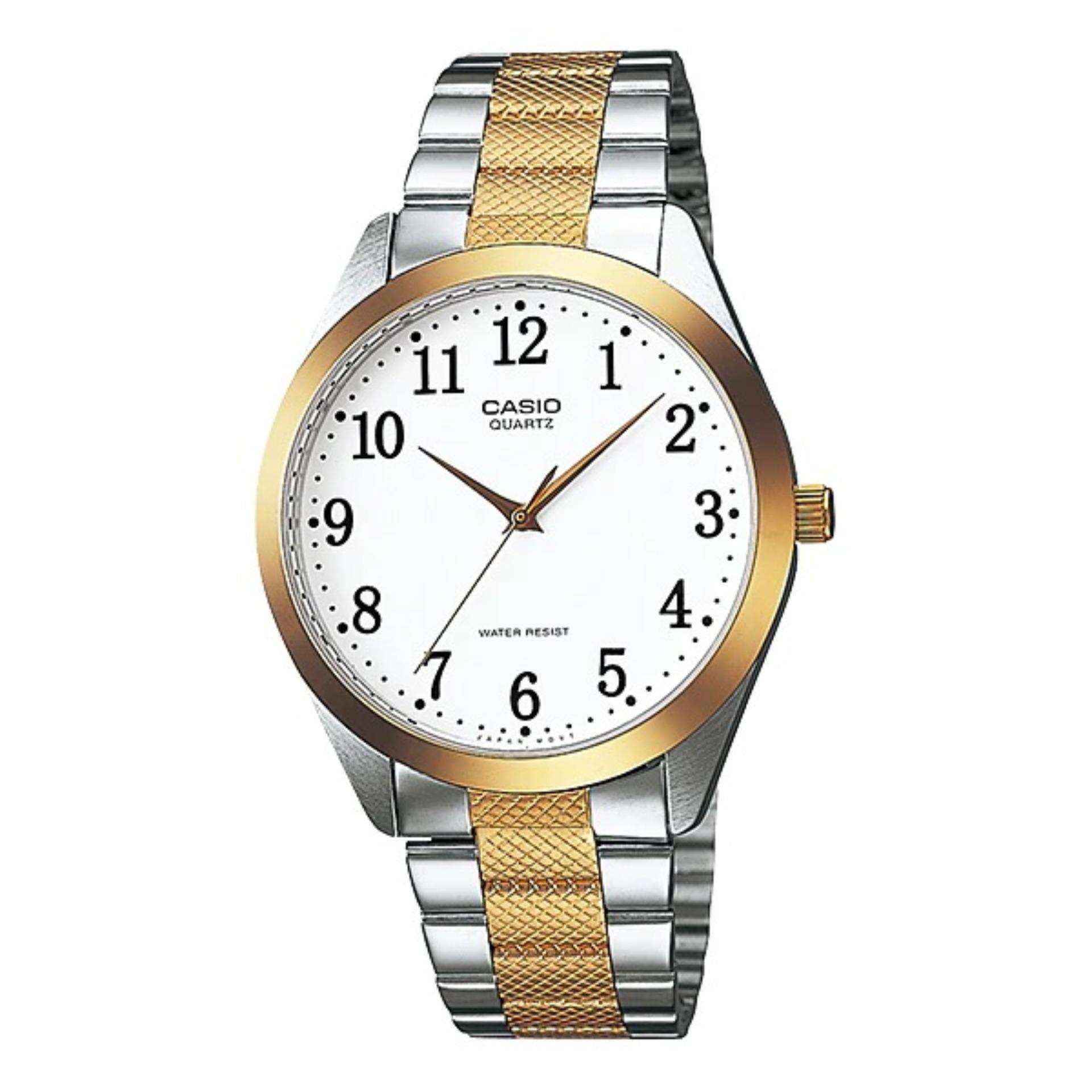 Casio MTP-1274SG-7BDF Two Tone Stainless Steel Strap Watch for Men-Watch Portal Philippines