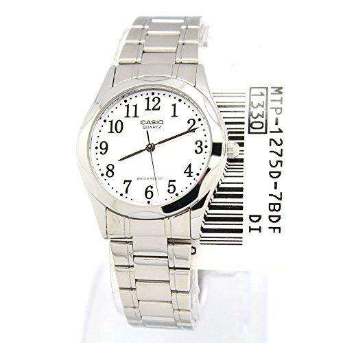 Casio MTP-1275D-7BDF Silver Stainless Steel Strap Watch for Men-Watch Portal Philippines