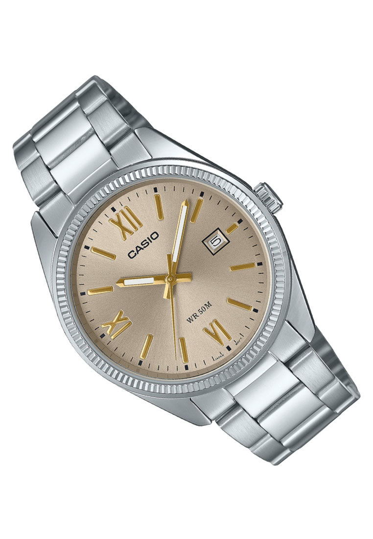 Casio MTP-1302DD-9A Analog Stainless Steel Strap Watch for Men-Watch Portal Philippines