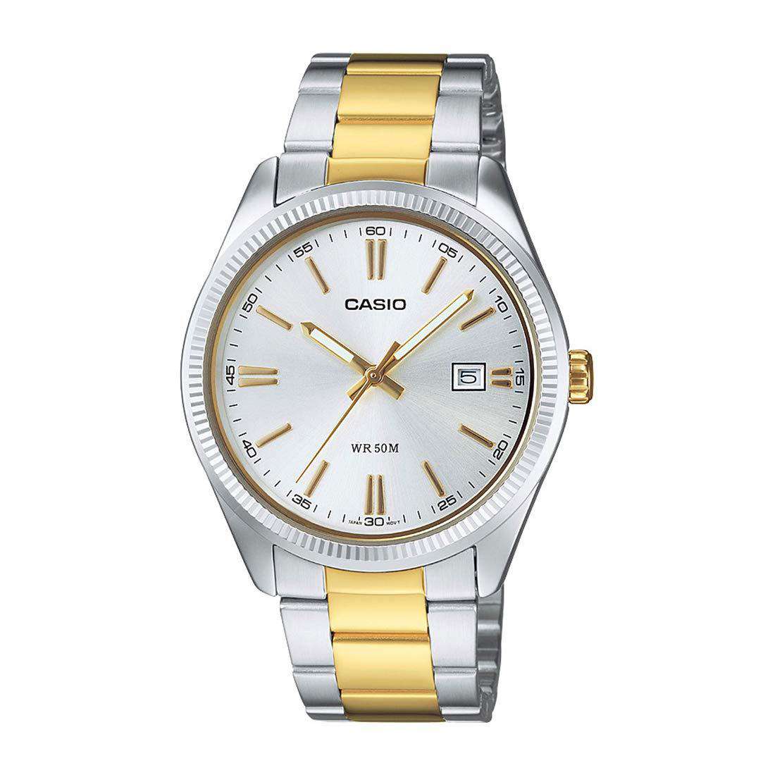 Casio MTP-1302SG-7AVDF Two Tone Stainless Steel Strap Watch for Men-Watch Portal Philippines