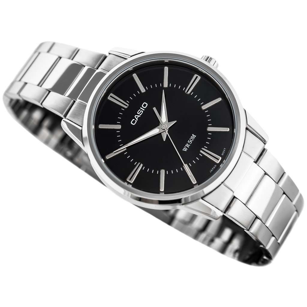 Casio MTP-1303D-1AVDF Silver Stainless Steel Strap Watch for Men-Watch Portal Philippines