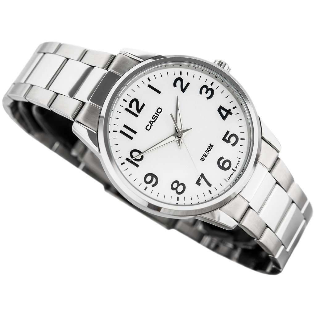 Casio MTP 1303D 7BVDF Silver Stainless Steel Strap Watch for