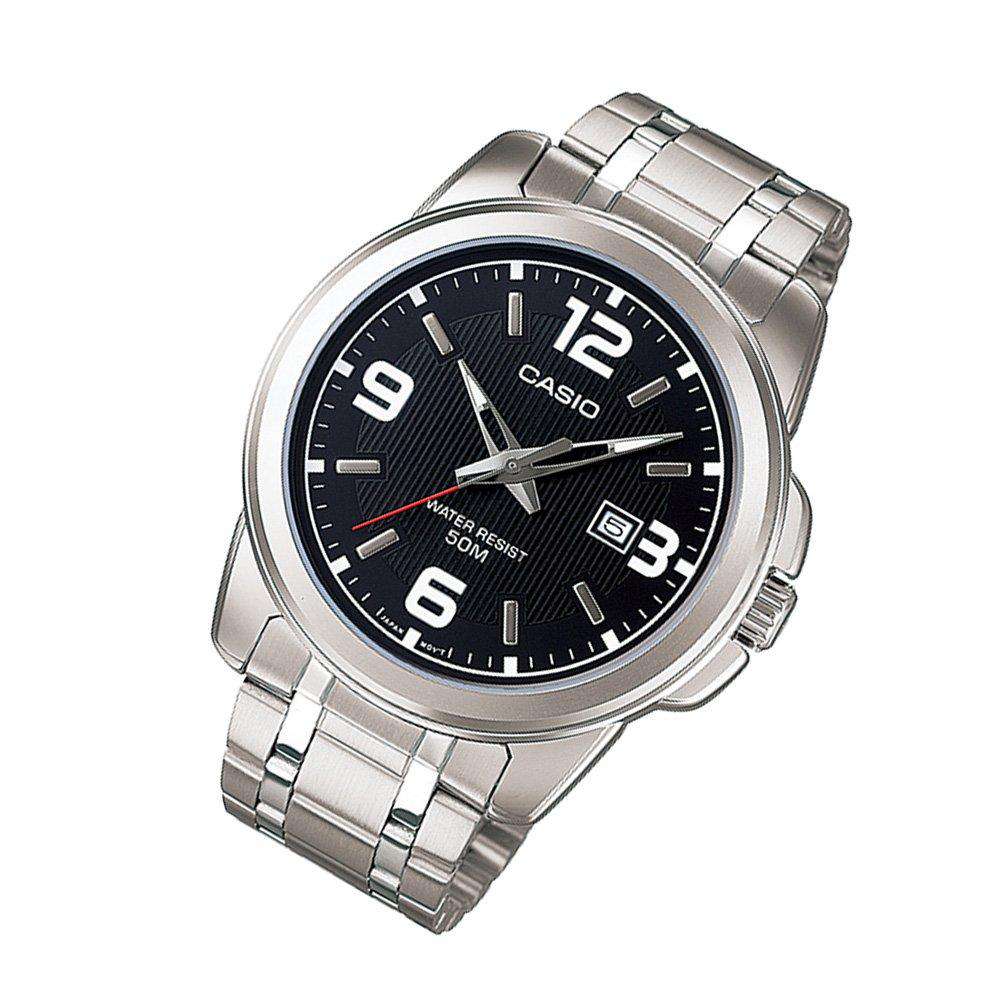 Casio MTP-1314D-1AVDF Silver Stainless Steel Strap Watch for Men-Watch Portal Philippines