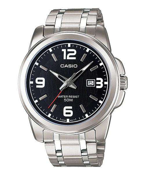 Casio MTP-1314D-1AVDF Silver Stainless Steel Strap Watch for Men-Watch Portal Philippines