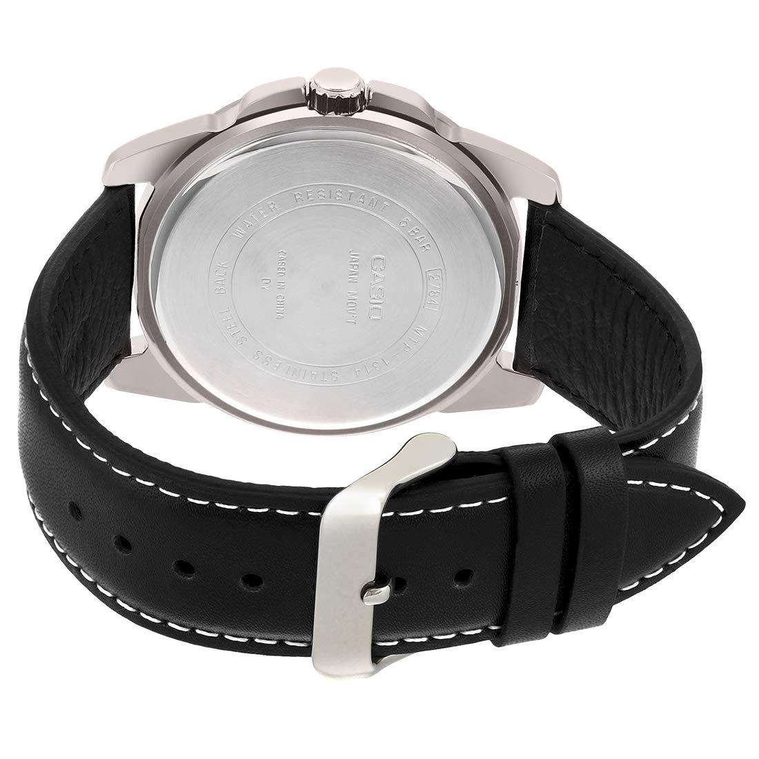 Casio MTP-1314L-8AVDF Black Leather Strap Watch for Men-Watch Portal Philippines