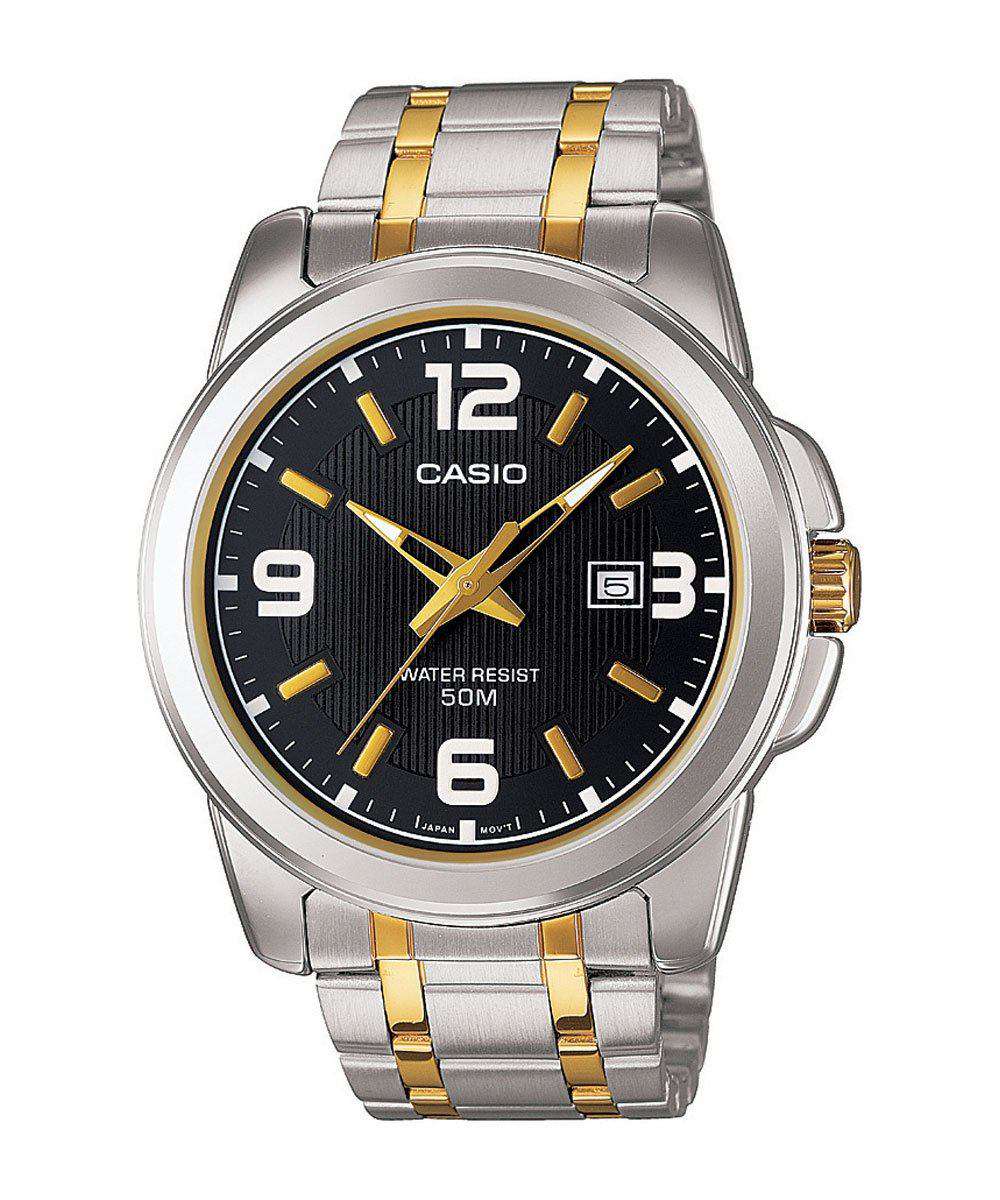 Casio MTP-1314SG-1AVDF Two Tone Stainless Steel Strap Watch for Men-Watch Portal Philippines