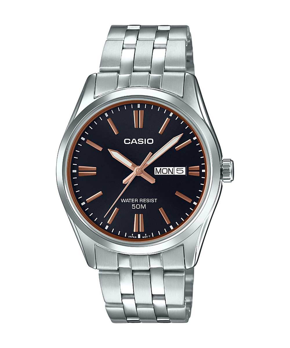 Casio MTP-1335D-1A2VDF Silver Stainless Steel Strap Watch for Men-Watch Portal Philippines