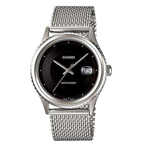 Casio MTP-1365BD-1EVDF Silver Stainless Mesh Strap Watch for Men-Watch Portal Philippines