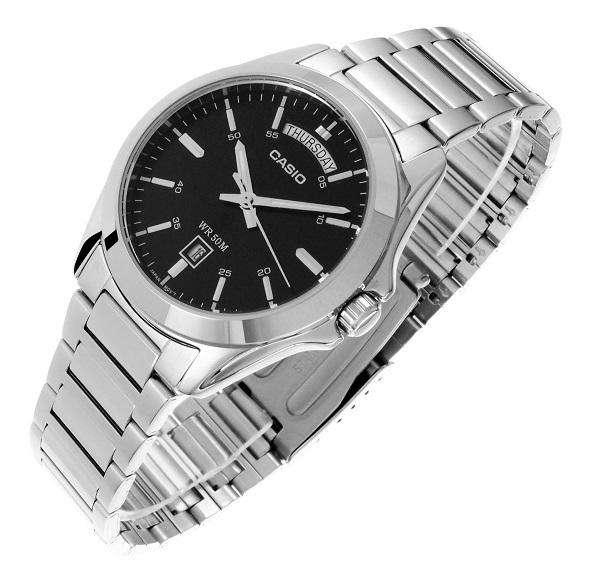 Casio MTP-1370D-1A1 Silver Stainless Watch for Men-Watch Portal Philippines