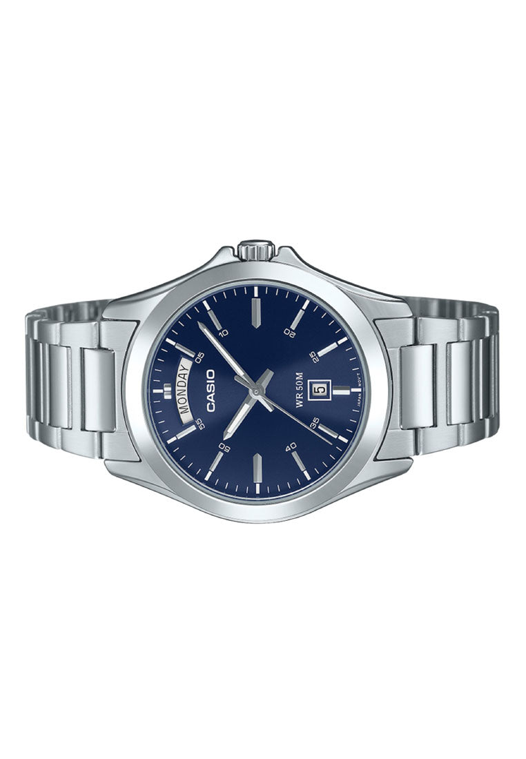 Casio MTP-1370D-2A2 Analog Stainless Steel Strap Watch for Men-Watch Portal Philippines