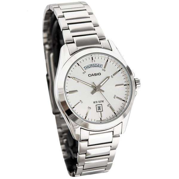 Casio MTP-1370D-7A1 Silver Stainless Watch for Men-Watch Portal Philippines