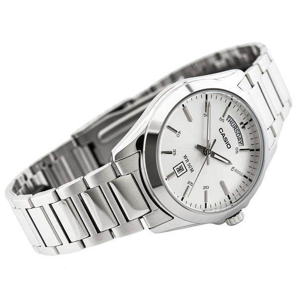 Casio MTP-1370D-7A1 Silver Stainless Watch for Men-Watch Portal Philippines