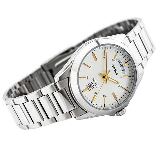 Casio MTP-1370D-7A2 Silver Stainless Watch for Men-Watch Portal Philippines